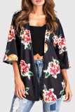 Fashion Casual Print Cardigan Outerwear