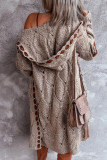 Fashion Street Solid Patchwork Hooded Collar Tops