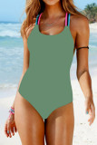 Sexy Solid Backless Swimwears