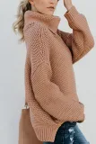 Casual Solid O Neck Mid Waist Tops