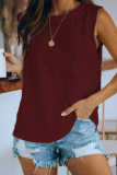 Casual Solid Basic O Neck T-Shirts
