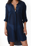 Fashion Vacation Solid Swimwears Cover Up