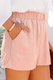 Fashion Casual Solid Loose High Waist Wide Leg Bottoms