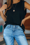 Casual Solid Basic O Neck T-Shirts
