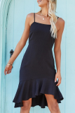 Elegant Solid Split Joint Strapless Trumpet Mermaid Dresses