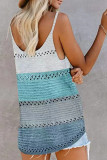 Fashion Casual Solid Split Joint V Neck Tops