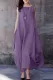 Plus Size Casual Simplicity Solid Solid Color O Neck Vest Dress Dresses