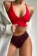 Fashion Simplicity Print Split Joint Swimwears