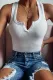 Fashion Casual Solid Patchwork V Neck Tops