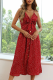 Fashion Elegant Polka Dot Buckle With Bow V Neck Dresses