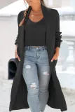 Casual Solid Solid Color Scarf Collar Tops