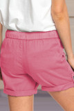 Casual Solid Split Joint Pocket Straight Solid Color Bottoms