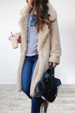 Casual Solid Patchwork Turndown Collar Outerwear(6 Colors)