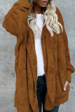 Work Solid Patchwork Cardigan Collar Outerwear(9 Colors)
