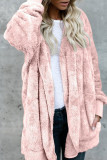 Work Solid Patchwork Cardigan Collar Outerwear(9 Colors)