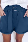 Fashion Casual Solid Split Joint Loose High Waist Wide Leg Bottoms