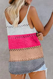 Fashion Casual Solid Split Joint V Neck Tops