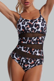Sexy Solid Split Joint See-through Mesh Swimwears