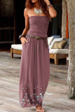 Fashion Street Print Strapless Strapless Dress Dresses