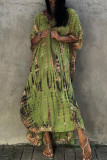 Fashion Vacation Print Swimwears Cover Up