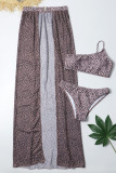 Fashion Simplicity Solid Split Joint Swimwears