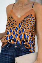 Sexy Casual Leopard Lace Tops