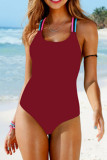 Sexy Solid Backless Swimwears