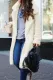 Fashion Turndown Collar Pocket Long Sleeved Coat