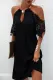 Elegant Solid Lace Metal Accessories Decoration Halter A Line Dresses