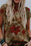 Floral Print Comfy T Shirt