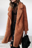 Casual Solid Patchwork Turndown Collar Outerwear(6 Colors)