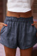 Fashion Street Solid Loose Mid Waist Wide Leg Bottoms