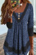 Casual Solid Contrast U Neck Tops