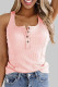Fashion Sportswear Solid Split Joint U Neck Tops