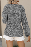 Casual Street Floral V Neck Tops