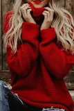 Casual Solid O Neck Mid Waist Tops