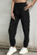 Casual Street Solid Split Joint Pocket Loose Solid Color Bottoms