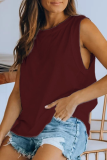 Casual Solid Basic O Neck T-Shirts