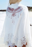 Fashion Vacation Print Split Joint Swimwears Cover Up