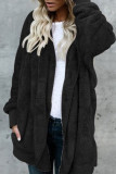 Work Solid Patchwork Cardigan Collar Outerwear(9 Colors)