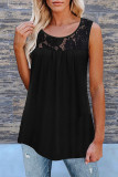 Fashion Casual Solid Split Joint O Neck Tops
