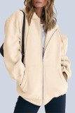 Casual Sportswear Solid Pocket Hooded Collar Outerwear(13 Colors)
