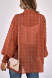 Casual Solid See-through Swimwears Cover Up