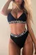 Fashion Sexy Leopard Split Joint Swimwears