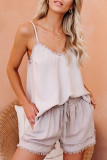 Fashion Living Solid Split Joint V Neck Tops