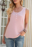 Fashion Casual Solid Split Joint O Neck Tops