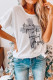 Fashion Casual Print O Neck Tops