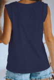 Casual Solid Basic O Neck T-Shirts