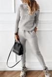 Casual Solid Solid Color Turtleneck Long Sleeve Two Pieces