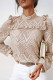 Fashion Sweet Solid Patchwork O Neck Tops